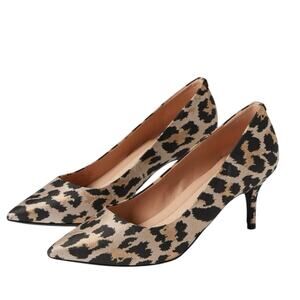 NIB Cole Haan Go To Park Pump Womens Size 6 Leopard Jacquard NWT Cole Haan